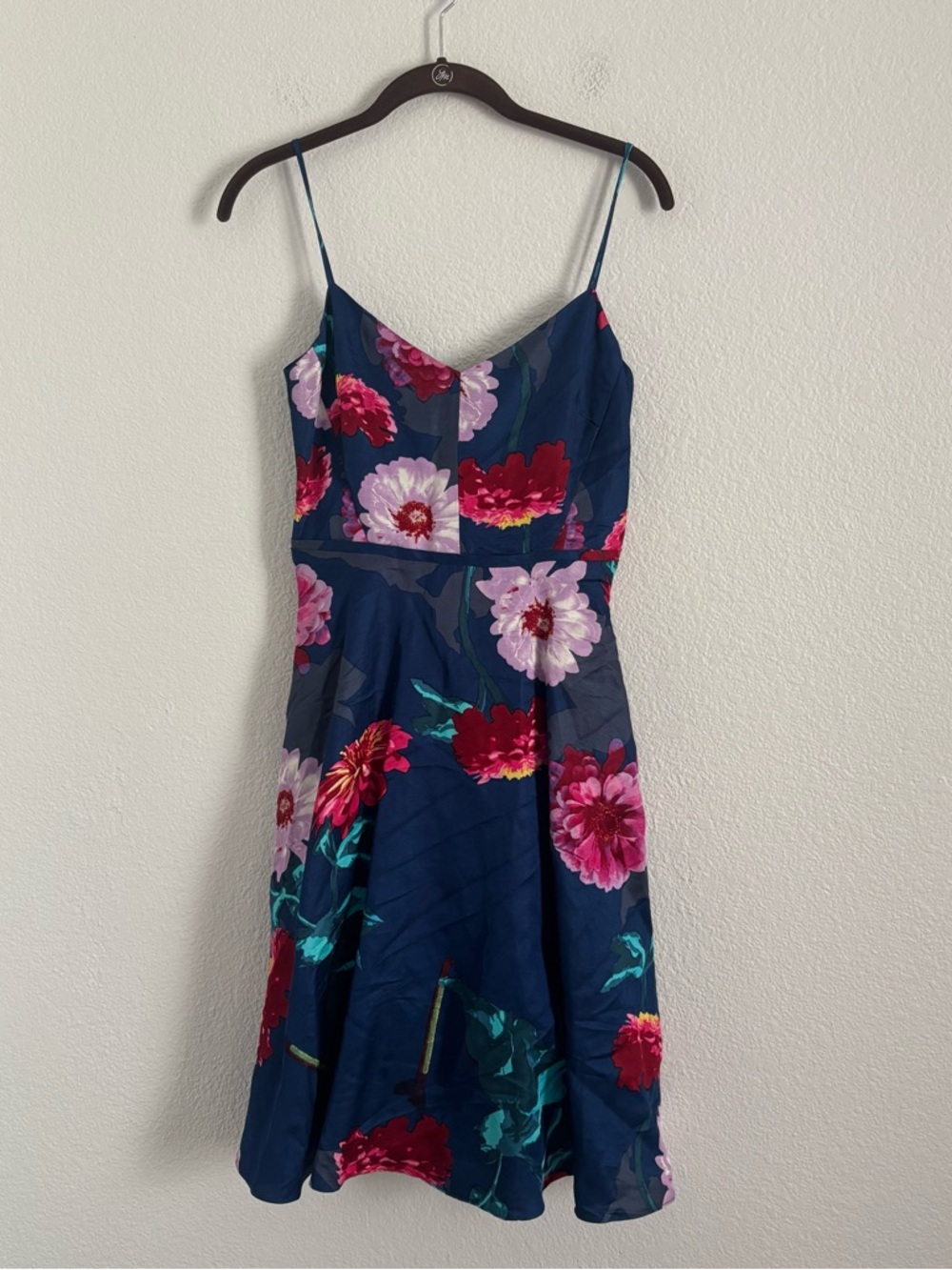 NWT Banana Republic Women's Size 0 Blue Floral Dress
